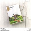FAIRYTALE BACKDROP RUBBER STAMP